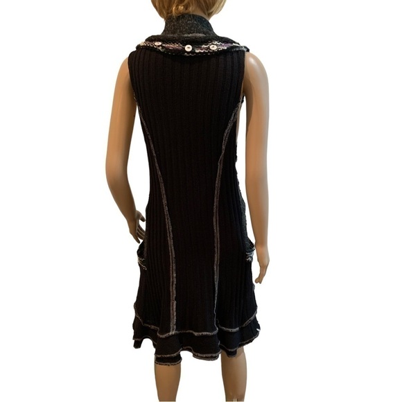 FANTASIA Cardigan Sweater Unique Sweater Vest - Picture 2 of 6